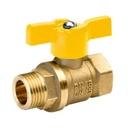 Кран шар. газовый БАЗ DN20 PN25 г-ш  бант, латунь