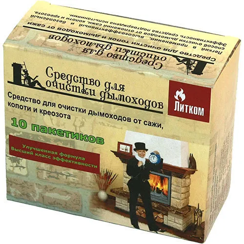 Очиститель дымоходов Трубочист №10 (100 гр. 10 пакетов)