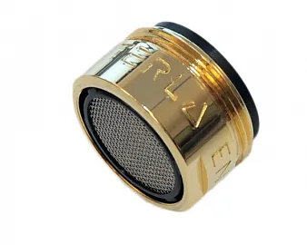 -- Аэратор люкс, наружняя резьба, (Италия), М24*1, золото TERMOPLAST