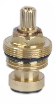 Кран-букса 1/2" резина, 8 х 24 шлица, под крест, укороченная