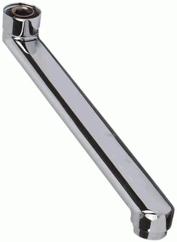 Излив плоский для ванны, L-образный, 25 см, Terma MKP20706/ MKP20706P 