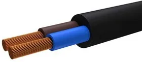 Провод ПВС 2х2.5 Ч 380В (м) ЭЛЕКТРОКАБЕЛЬ НН 00-00004842