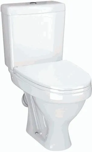 Унитаз-компакт Форвард (бел нижн. подв. воронк, косой выпуск в комплекте Santeri (ЖЦ)