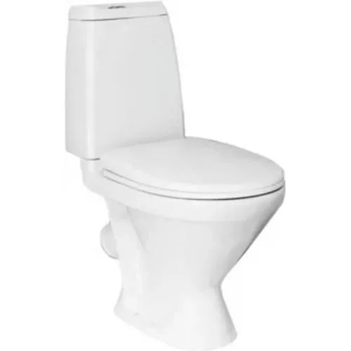 Унитаз-компакт "Кама" стандарт (арм.1-реж.Уклад/ИнкоЭр, сиденье полипропилен, крепление) SANITA (ЖЦ)