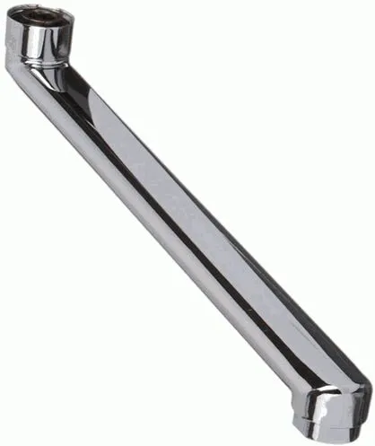 Излив плоский для ванны, L-образный, 30 см, MELODIA MKP20717P, Terma 20717