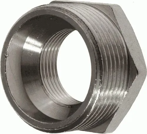 Футорка 1/2" х 1 1/4", ник., латунь. TRm 06203