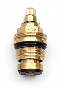 Кран-букса 1/2" резина, 7,7 х 20 шлиц. под крест с резьбой М-24 х 1