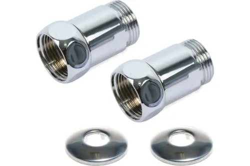 Соединение прямое 1" г - ш. с накидной гайкой для П/суш латунь хром.