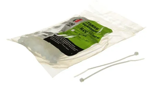 Стяжки нейлоновые КСС 3x150 белые (100шт.) Fortisflex 49393