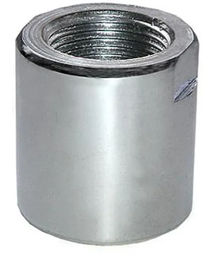 Соединение прямое 1/2" х 3/4" г - г. с накидной гайкой для П/суш латунь хром.