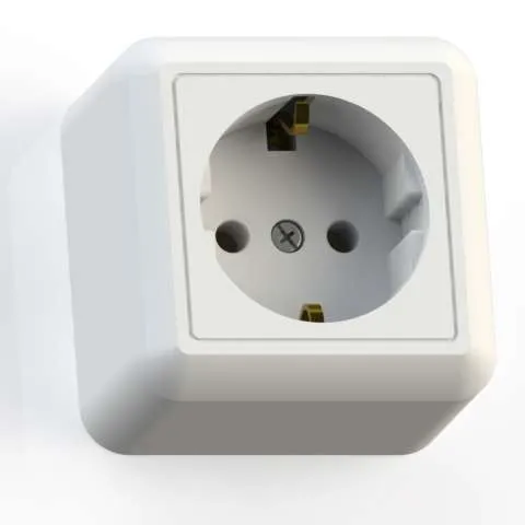 Розетка 1-м ОП Оптима РА16-376 16А IP20 с заземл. с монтаж. пластиной сл. кость Кунцево 8036