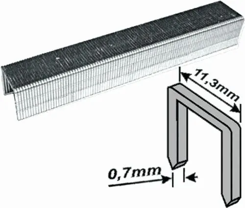 Скобы для степлера узкие каленые 12мм /1000шт./ FIT (31312) (ЖЦ)