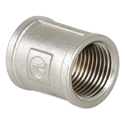 Муфта  1/2",  ник., лат., Valtec