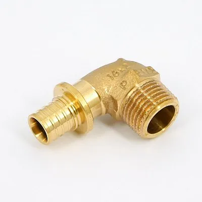 Угольник надвижной 16х 1/2" НР RX+ бронзовый REHAU 