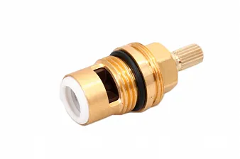Кран-букса 1/2" керамика, 7,6 х 20 шлиц., 90/360° под крест, антивандальный, "FLÜHS"