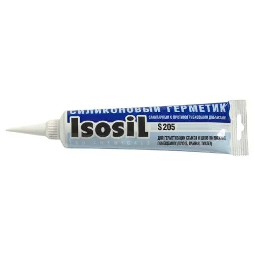 Герметик Isosil силикон санитарный белый 115мл S205