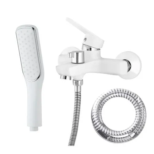 MELODIA Moderno White Смеситель для ванны D35мм, короткий излив, MDV35140_wt