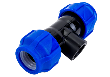 Тройник PE 25*1/2" внутр. VF ПНД