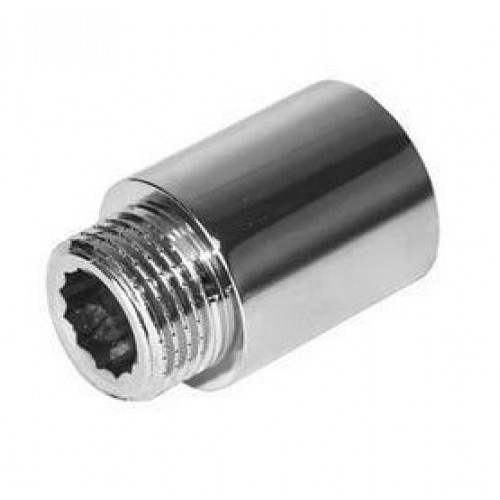 Удлинительная гайка 3/4" 20 мм, хром латунь TRm 06253