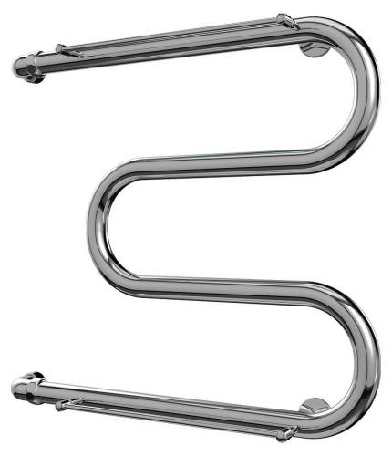 TERMINUS Полотенцесушитель M-образный с полочкой 600 х 500мм d32 (1") (ЖЦ)
