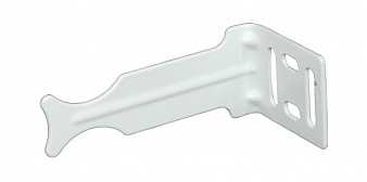 Кронштейн для радиатора угловой универсальный К.7.1, белый 1.1.2.9 (20 К*)