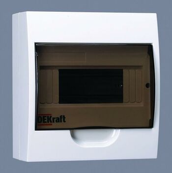 Корпус плас. навес. 8мод. ЩРН-П-8 20х18х10 IP41 SchE 31010DEK