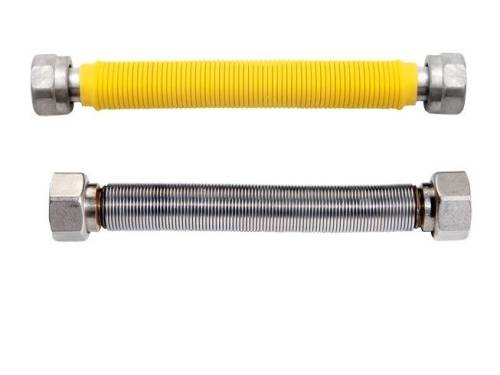 Подводка сильфонная для газа 1/2"  0,5 м,  г-г "MATEU"