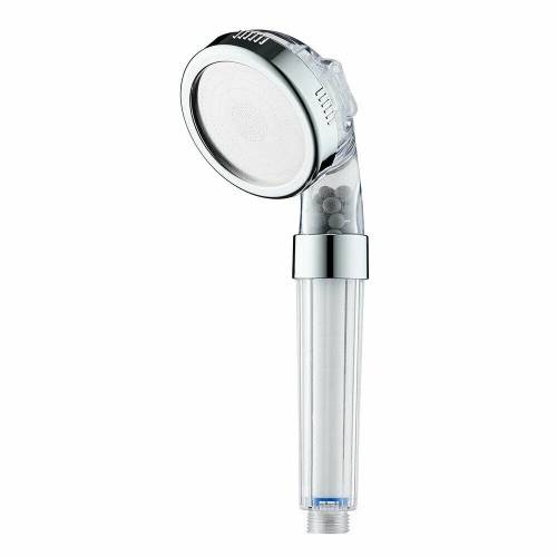 Лейка массажная SUPER-JET, 3-х позиц., хром, с фильтром, пластик, 1/2", перекл. клавиша, пакет "ARGO