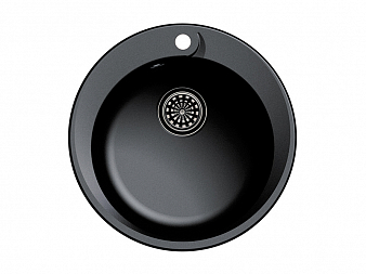Мойка RUND 45, кварц,  500 мм,  врез., антрацит, бол. вып