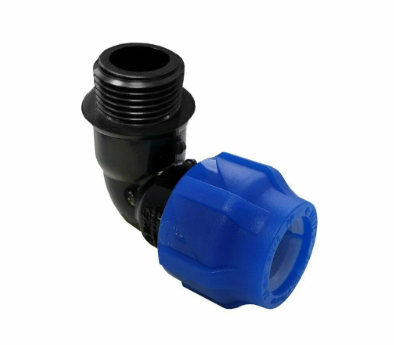 Отвод компресс. PE 25*1" НАР. VF ПНД