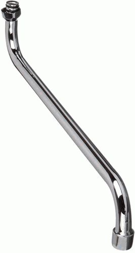 Излив трубчатый S-образный 35см с аэратором (русский стандарт) 20693