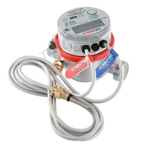 УЦЕНКА! 2022г. до 2026г. Теплосчетчик ду15 VALTEC квартир. (с тахометр. расходомером подающий) (ЖЦ)