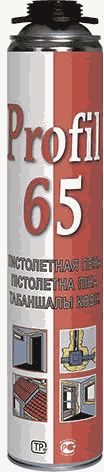 Пена пистолетная  PROFIL 65 12*820мл (130776) летняя