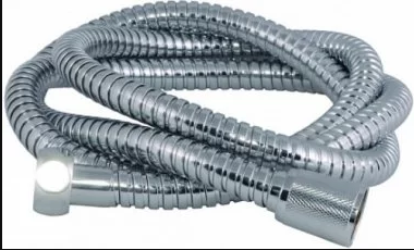 Шланг для душа, нержавеющая сталь, хром 1/2", EUR-CHROME, 175 см, подвес