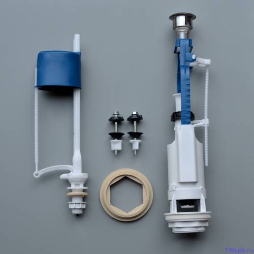 Арматура д/унит., 105.57.12.3 Псков, 1/2", нижн..подв., кнопка хром.