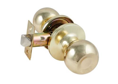 Дверная ручка без замка и без фиксатора 675-05 PB (конус-золото)