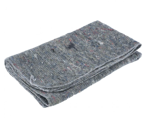 Тряпка для пола хлопчатобумажная 60x70 см цвет серый