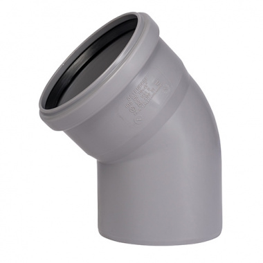 ОТВОД    32 мм , 45 град., ПВХ Ostendorf
