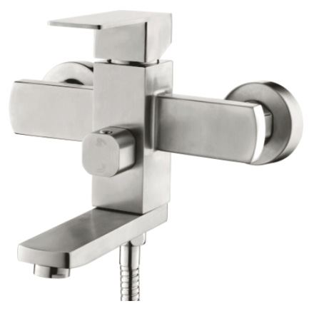 LEDEME L73233 Смеситель для ванны, короткий излив, нержавеющая сталь