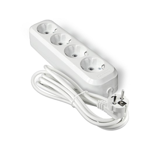 Удлинитель 4х3м с заземл. 16А IP20 Е-304 ПВС 3х1 АБС-пластик UNIVersal 9631981