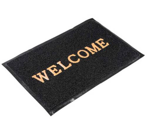 Коврик пористый (WELCOME doormat) 40х60 см черный