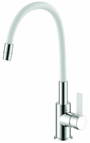 ARGO 3510L KLIO white Смеситель для кухни с гибким изливом