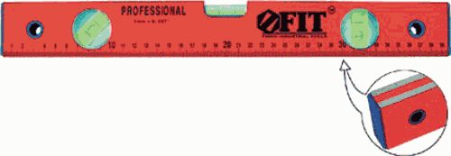 Уровень красный фрез. грань 500мм (18055)