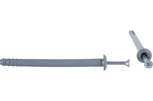 Дюбель-гвоздь 6х60 гриб, манжета, полипропилен (1шт.)