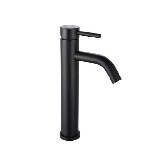 Смеситель для умывальника РМС SUS128BL-001F-1 Нержавеющая сталь Черный