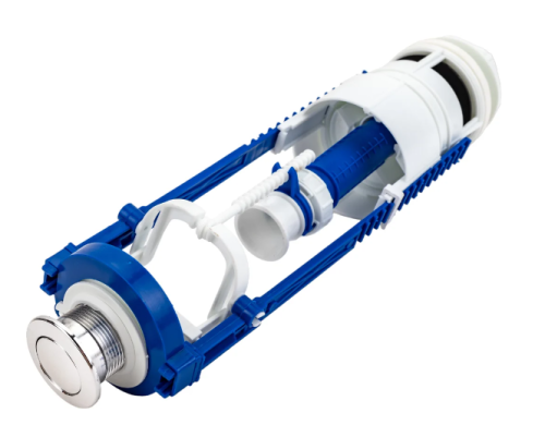 Колонка сливная д/унит. MasterProf, 1 режим, металлизированная кнопка