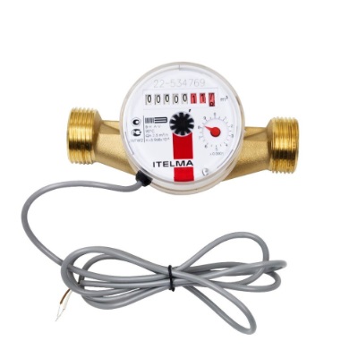 УЦЕНКА 50% Счетчик воды ITELMA Ду15мм без монт.компл. (ЖЦ)