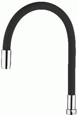 Излив для кухни Ledeme гибкий, черный, L7503-2