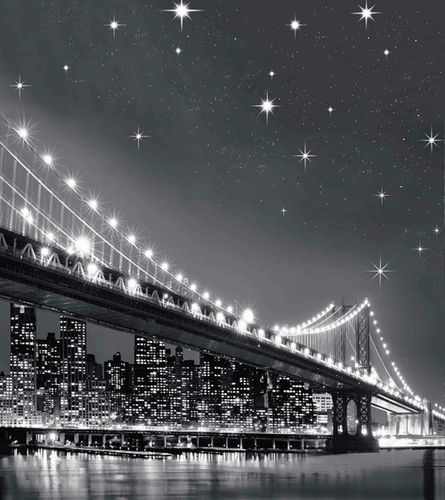 Шторка д/в тканевая MZ-68 "Мост" 180х200см