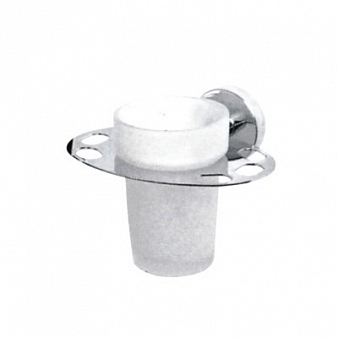 Держатель для стакана и зубных щеток металл. OUTE